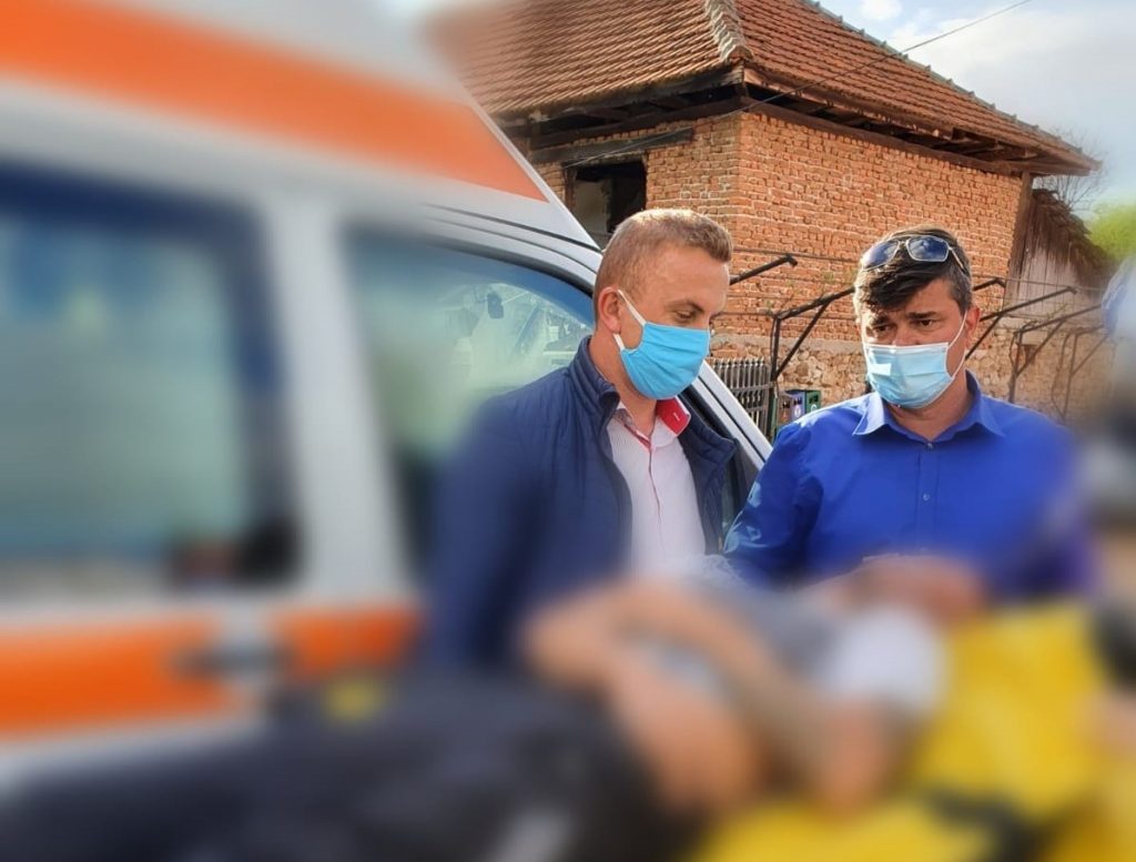 Tânăr de 27 de ani din Novaci, salvat de la moarte de doi polițiști
