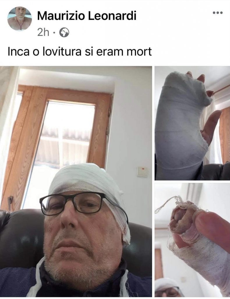 Tâlhar periculos din Bacău, prins de polițiștii din Târgu Jiu. A lovit un italian cu băta de baseball