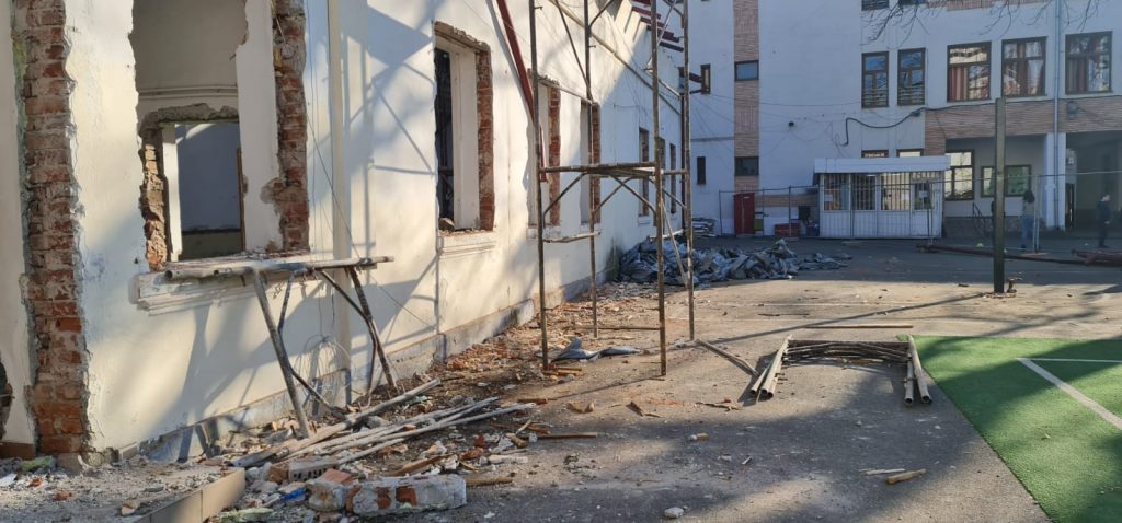 Au început lucrările de renovare la Școala Gimnazială „Constantin Săvoiu”