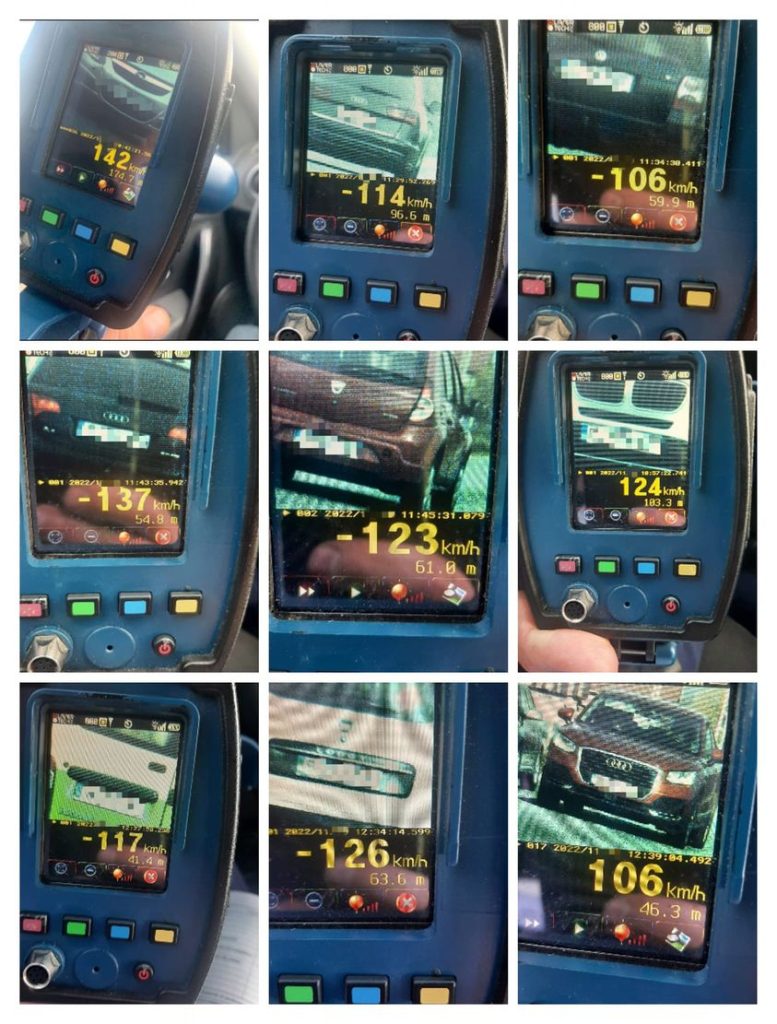 FOTO: Numeroși șoferi au rămas fără permis. Cu ce viteză au fost prinși