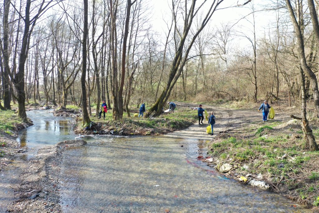 Râul Tismana a fost igienizat