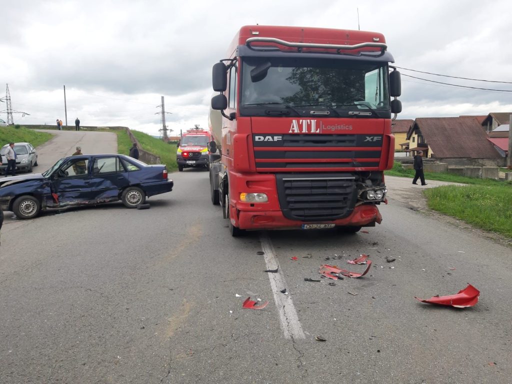Accident grav pe centura municipiului Târgu Jiu