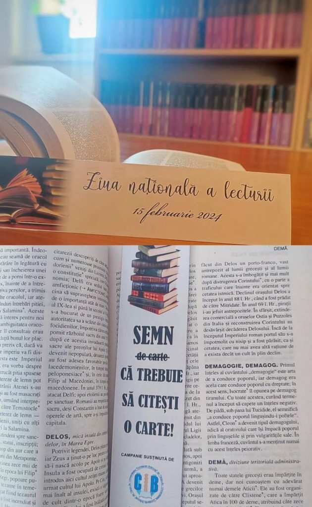 Campanie la UCB pentru susținerea lecturii