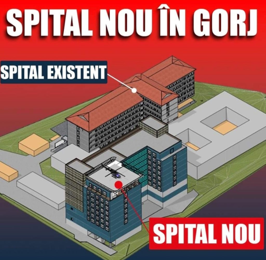 Aviz de oportunitate emis de către Ministerul Sănătății pentru noul spital de la Târgu Jiu