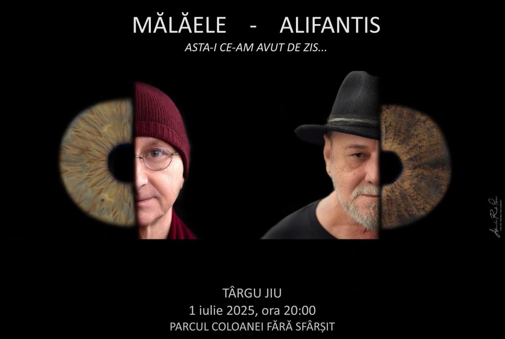 Debutează programul „Cultură și spiritualitate în Gorj”, un omagiu adus memoriei lui Viorel Gârbaciu. Horațiu Mălăele și Nicu Alifantis, în spectacol în Parcul Coloanei