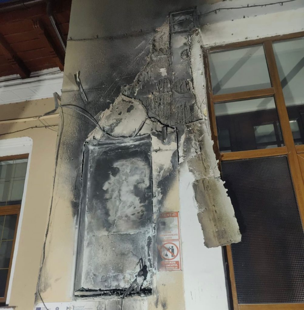 Incendiu la Colegiul Economic „Virgil Madgearu“