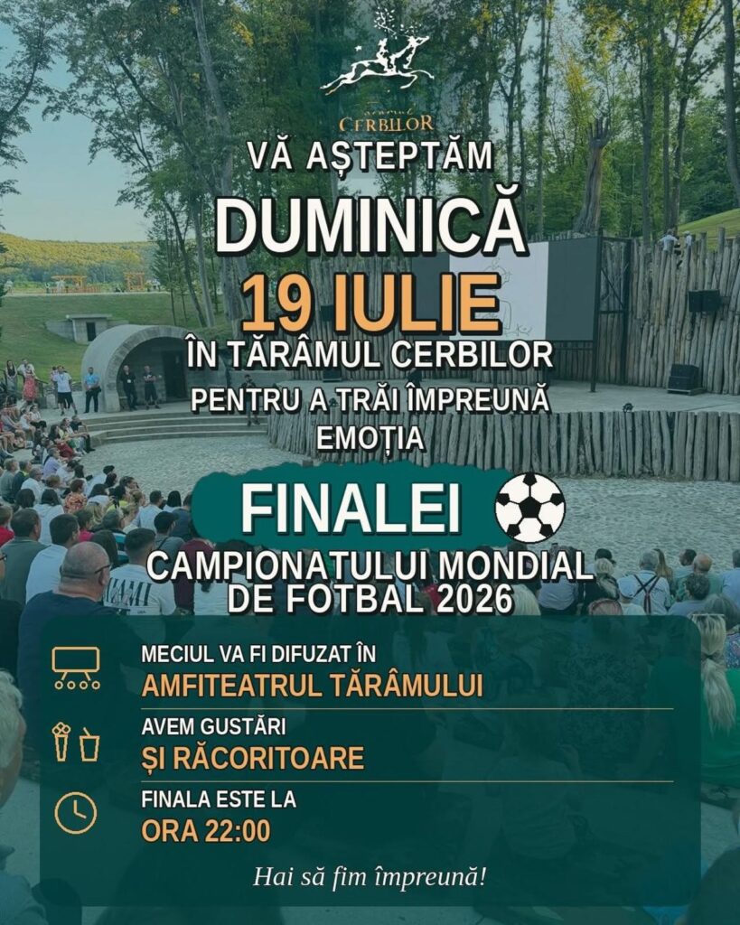 Finala Campionatului Mondial de Fotbal, la Tărâmul Cerbilor