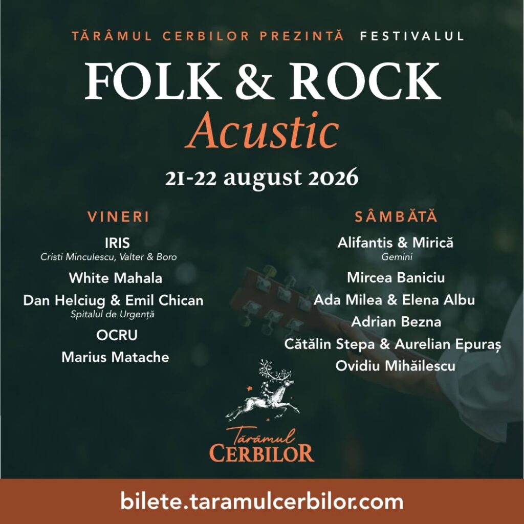 Festival de muzică folk și rock la Tărâmul Cerbilor de la Turceni