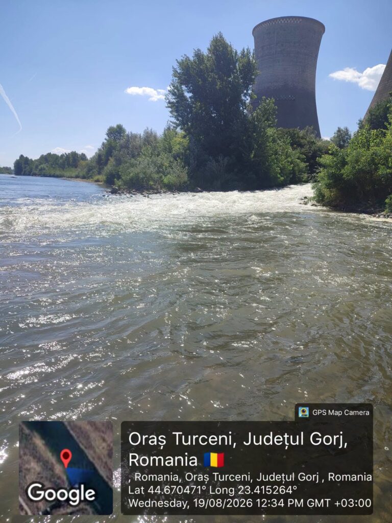 Termocentrala Turceni, amendată cu 50.000 de lei de Apele Române pentru poluarea Jiului