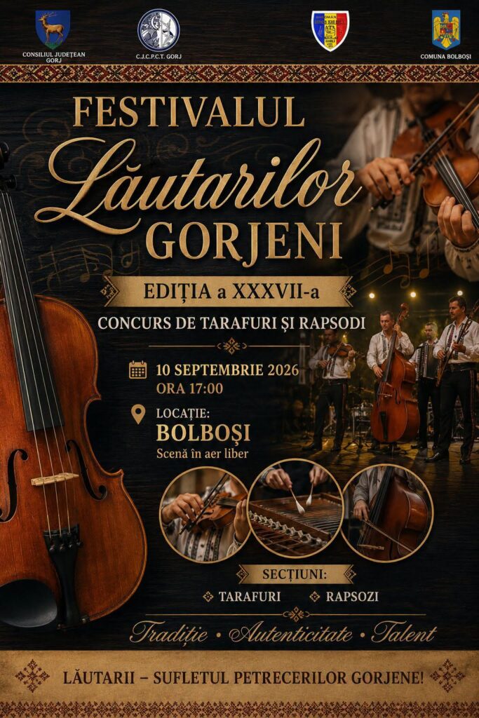 Iubitorii muzicii tradiționale, la Bolboși, la Festivalul Lăutarilor Gorjeni